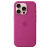Чехол-накладка (силиконовый) для iPhone 16 Pro Max Silicone Case High Copy with MagSafe & Button Fuchsia