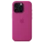 Чехол-накладка (силиконовый) для iPhone 16 Pro Max Silicone Case High Copy with MagSafe & Button Fuchsia