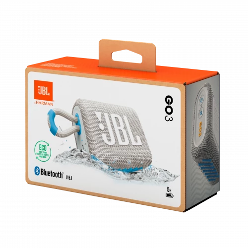 JBL GO 3 Eco White (JBLGO3ECOWHT)