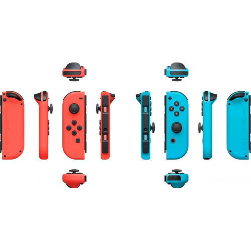 Nintendo Joy-Con Neon Red/Neon Blue Pair (45496430566)