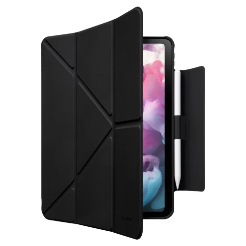 Чохол-книжка (поліуретановий) Apple iPad Air 11" 2024 / Air & Pro 11 2020-2022 LAUT HUEX SLIM FOLI Y Tri-Fold Stand with Pencil Black (L_IPA24S_HS_BK)