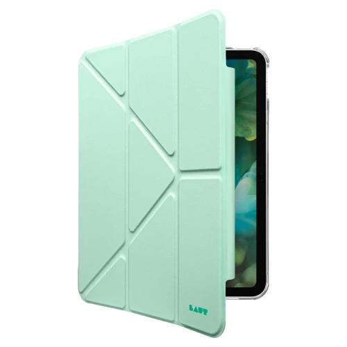 Чехол-книжка (полиуретановый) Apple iPad Pro 13" 2024 LAUT HUEX FOLIO Y Tri-Fold Stand with Pencil Green (L_IPP24L_HF_GN)