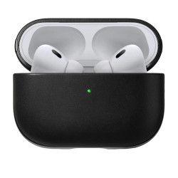 Чохол-накладка (шкіряний) Apple AirPods Pro 2 NOMAD Modern Leather Case Black