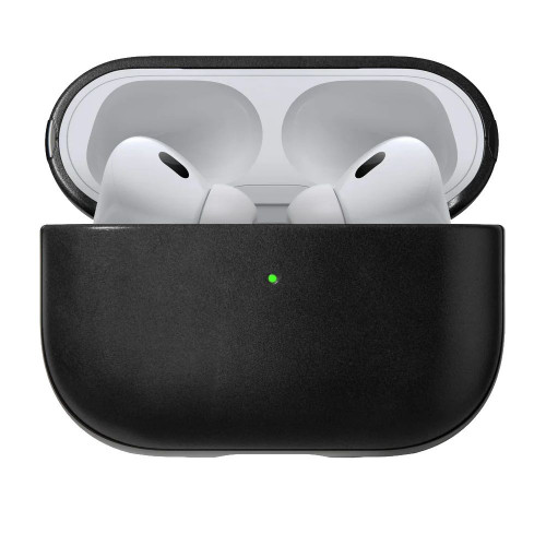 Чехол-накладка (кожаный) Apple AirPods Pro 2 NOMAD Horween® Modern Leather Case Black