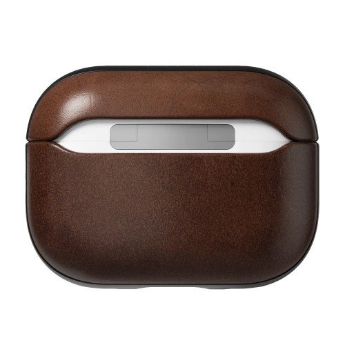 Чехол-накладка (кожаный) Apple AirPods Pro 2 NOMAD Horween® Modern Leather Case Rustic Brown