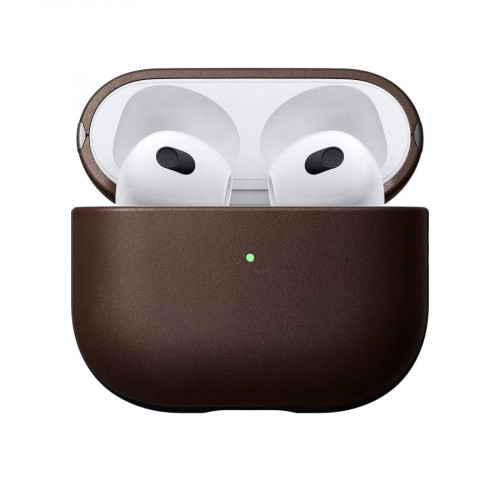 Чехол-накладка (кожаный) Apple AirPods 3 NOMAD Horween® Modern Leather Case Rustic Brown