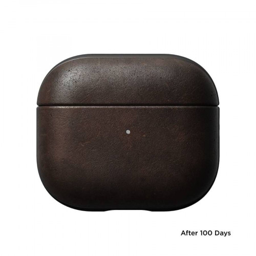 Чехол-накладка (кожаный) Apple AirPods 3 NOMAD Horween® Modern Leather Case Rustic Brown