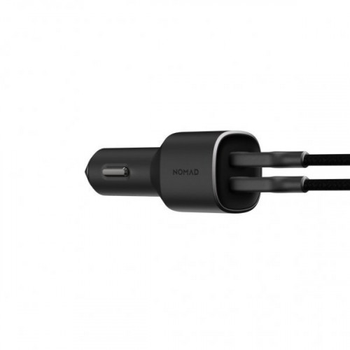 NOMAD Car Charger 70W Dual Port USB-C GaN Black