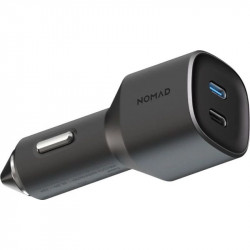 NOMAD Car Charger 70W Dual Port USB-C GaN Black