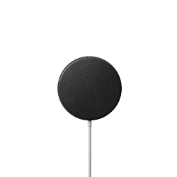 NOMAD MagSafe Charger Leather Cover Black