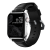 NOMAD Apple Watch 41/42mm Traditional Band Silver Hardware Black