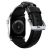 NOMAD Apple Watch 41/42mm Traditional Band Silver Hardware Black