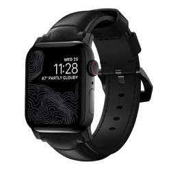 NOMAD Apple Watch 41/42mm Traditional Band Black Hardware Black