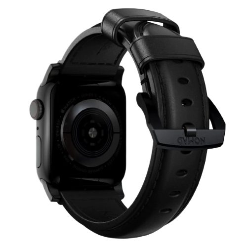NOMAD Apple Watch 41/42mm Traditional Band Black Hardware Black