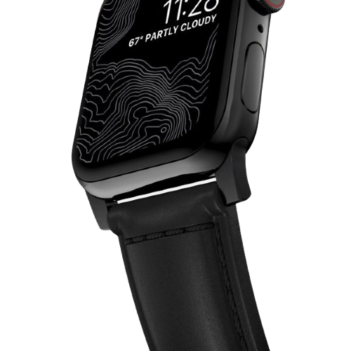 NOMAD Apple Watch 41/42mm Traditional Band Black Hardware Black