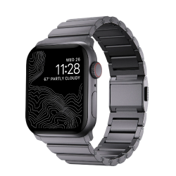 NOMAD Apple Watch 46/49mm Aluminum Band Space Gray Hardware Space Gray