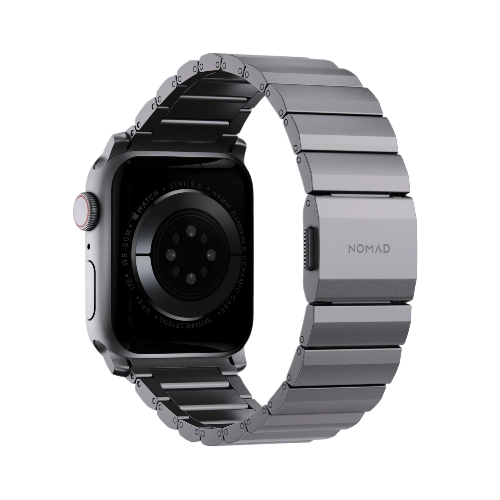 NOMAD Apple Watch 46/49mm Aluminum Band Space Gray Hardware Space Gray