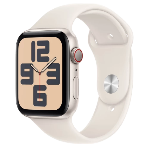 Apple Watch SE 2 GPS + Cellular 44mm Starlight Alu. Case w. Starlight S. Band M/L (MXG83/MXGU3)