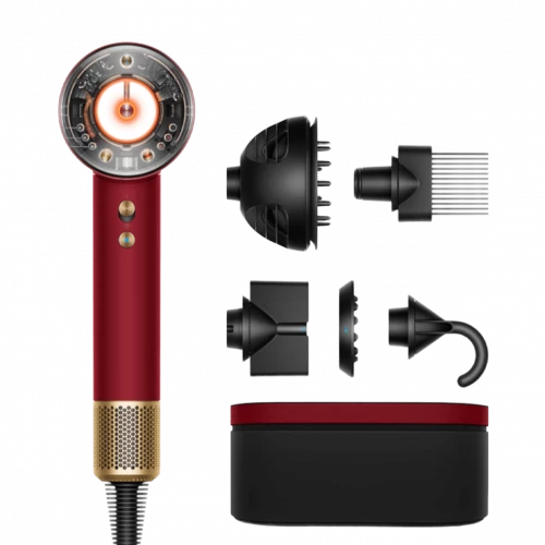 Фен Dyson Supersonic HD16 Nural Hair Dryer Red Velvet/Gold (594823-01)