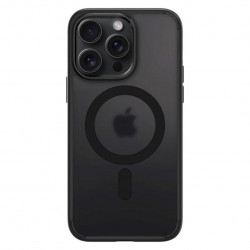 Чохол-накладка (силіконовий) Apple iPhone 16 Pro Monblan Magnetic Matte Series Black