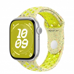 Apple Watch Series 10 GPS 46mm Silver Aluminum Case w. Volt Splash Nike Sport Band - M/L (MWX03+MXU83)