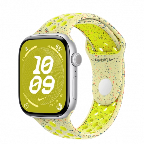 Apple Watch Series 10 GPS 46mm Silver Aluminum Case w. Volt Splash Nike Sport Band - M/L (MWX03+MXU83)
