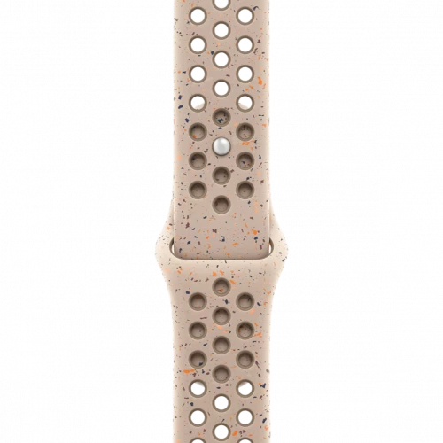 Apple Watch Series 10 GPS 46mm Silver Aluminum Case w. Desert Stone Nike Sport Band - M/L (MWX03+MYL93)