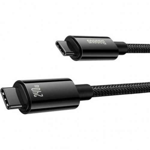 Baseus Tungsten Gold Fast Charging Type-C to Type-C 240W 2m Black (CAWJ040101)
