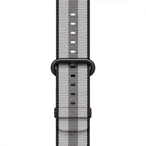 Apple Black Stripe Woven Nylon Band для Watch 38/40mm (MQVG2)