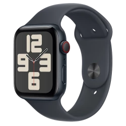 Apple Watch SE 2 GPS + Cellular 44mm Midnight Alu. Case w. Midnight Sport Band M/L (MXG23)