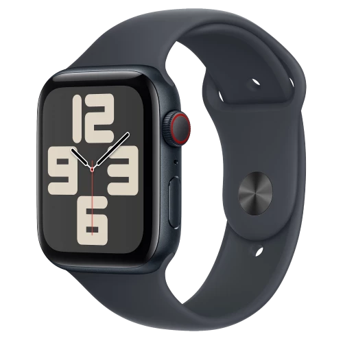 Apple Watch SE 2 GPS + Cellular 44mm Midnight Alu. Case w. Midnight Sport Band M/L (MXG23)