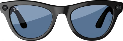 Ray-Ban Meta Skyler Standard - Shiny Black/Transitions Cerulean Blue (RW4010 601/MF 52-20)