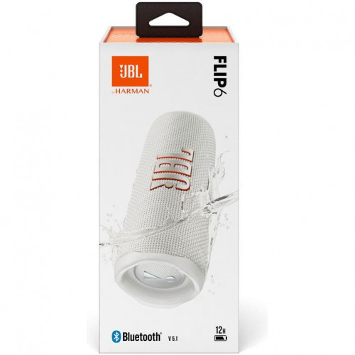 JBL Flip 6 Steel White (JBLFLIP6WHT)