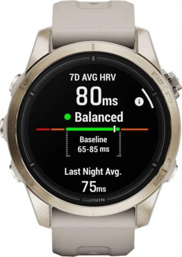 Garmin Epix Pro Gen 2 Sapphire 42mm Soft Gold w. Light S. Band (010-02802-10/11)