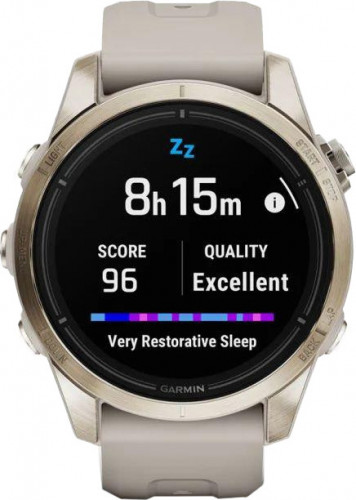 Garmin Epix Pro Gen 2 Sapphire 42mm Soft Gold w. Light S. Band (010-02802-10/11)