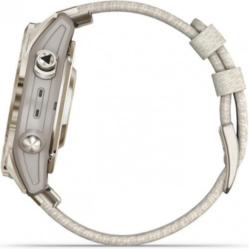 Garmin Epix Pro Gen 2 Sapphire 42mm Soft Gold w. Cream H. Nylon Band (010-02802-20)