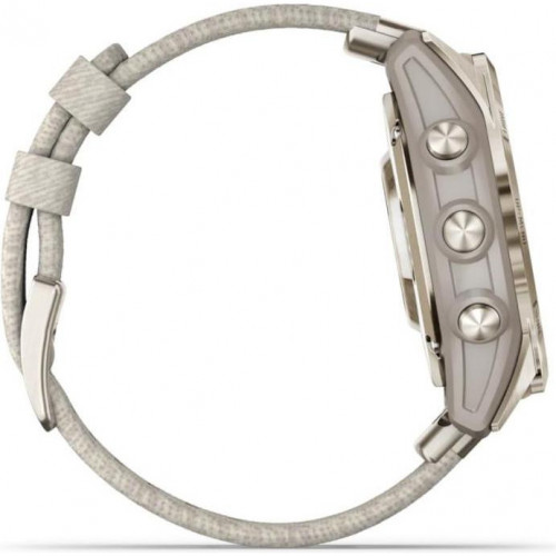 Garmin Epix Pro Gen 2 Sapphire 42mm Soft Gold w. Cream H. Nylon Band (010-02802-20)