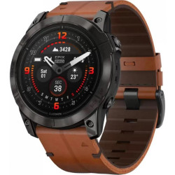 Garmin Epix Pro Gen 2 Sapphire 51mm Carbon G. DLC Tit. with Chestnut L. Band (010-02804-30)