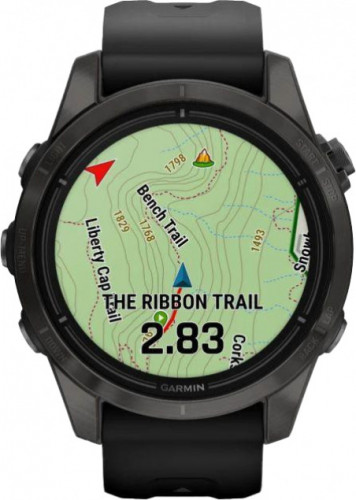 Garmin Epix Pro Gen 2 Sapphire 42mm Carbon G. DLC Ti. with Black Band (010-02802-14/15)
