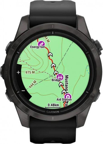 Garmin Epix Pro Gen 2 Sapphire 42mm Carbon G. DLC Ti. with Black Band (010-02802-14/15)