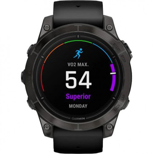 Garmin Epix Pro Gen 2 Sapphire 47mm Carbon G. DLC Tit. with Black Band (010-02803-10/11/54)