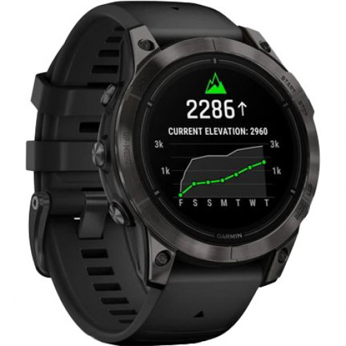 Garmin Epix Pro Gen 2 Sapphire 47mm Carbon G. DLC Tit. with Black Band (010-02803-10/11/54)