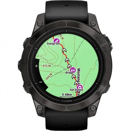 Garmin Epix Pro Gen 2 Sapphire 47mm Carbon G. DLC Tit. with Black Band (010-02803-10/11/54)