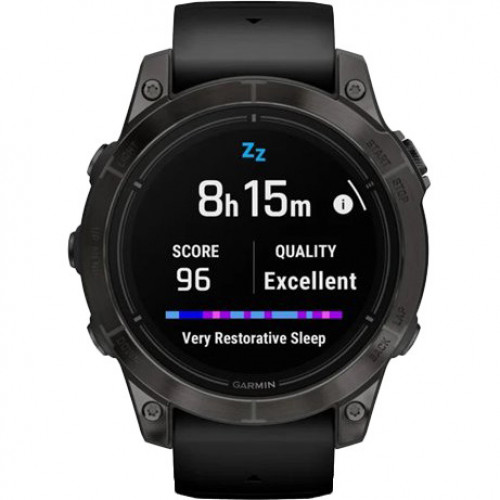 Garmin Epix Pro Gen 2 Sapphire 47mm Carbon G. DLC Tit. with Black Band (010-02803-10/11/54)