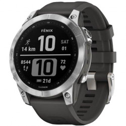 Garmin Fenix 7 Silver with Graphite Band (010-02540-00/01)
