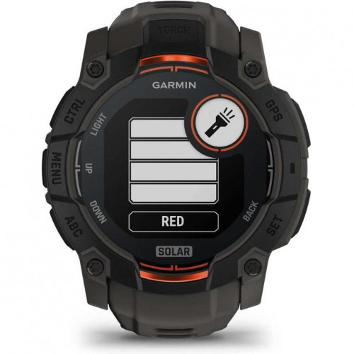 Garmin Instinct 3 50mm Solar Black with Charcoal Band (010-02935-00)