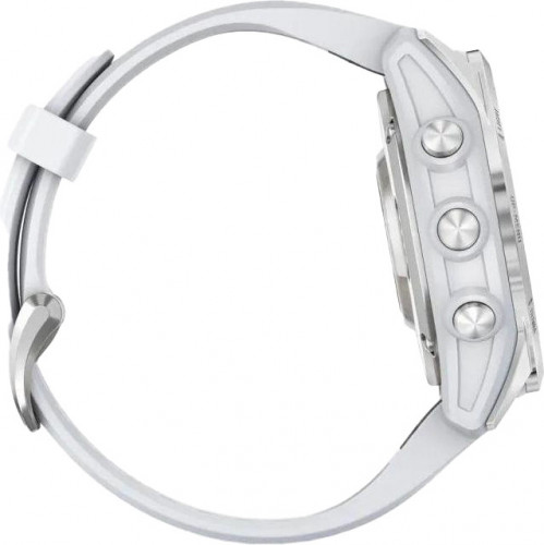 Garmin Epix Pro Gen 2 42mm Silver w. Whitestone Band (010-02802-00/01)