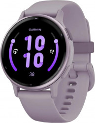 Garmin vivoactive 5 Metallic Orchid Aluminum Bezel with Orchid Case and Silicone (010-02862-13/53)