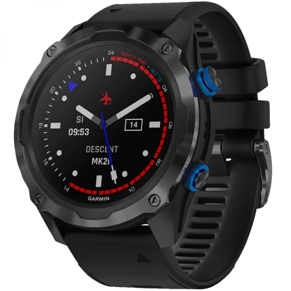 Garmin Descent Mk2i Titanium Carbon Gray DLC with Black Band (010-02132-01/11)