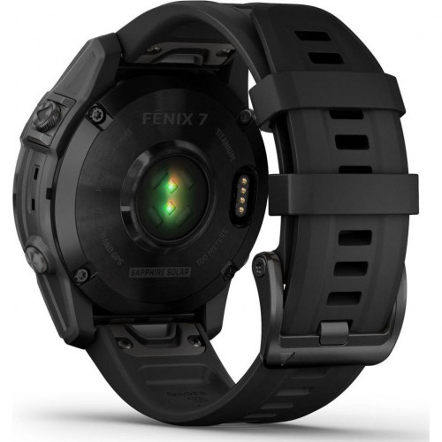 Garmin Fenix 7 Sapphire Solar Black DLC Titanium with Black Band (010-02540-34/35/47)